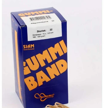 Valiklis Siam Gummibånd nr. 32 75x3,0mm (500g)