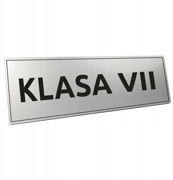 Durų lentelė Vii klasė, 7 klasė, lipni - B serija