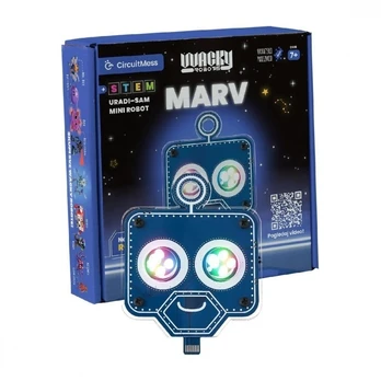 CIRCUITMESS Wacky Robot mokomasis STEM rinkinys Marv, CM-SA-MARV