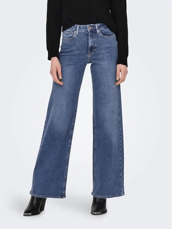 ONLY Džinsai Madison 15282980 Mėlyna Wide Leg