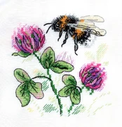 Water-soluble canvas cross sitch kit Fragrant Clover SV-531 kaina