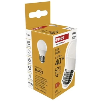 LED lemputė BASIC MINI GLOBE E27 5.5W 470lm NW