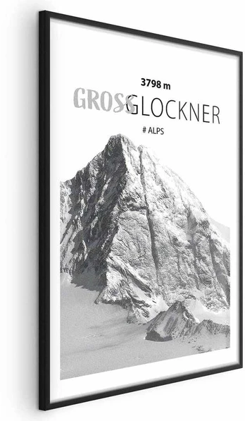 Artgeist Plakatas - Majestic mountain peak Glosslockner mountain crown mountain landscape