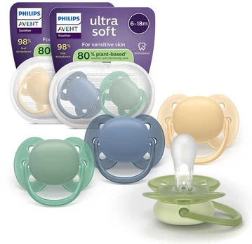 Philips Avent Ultra Soft tutti, 6–18 kk, 4 kpl