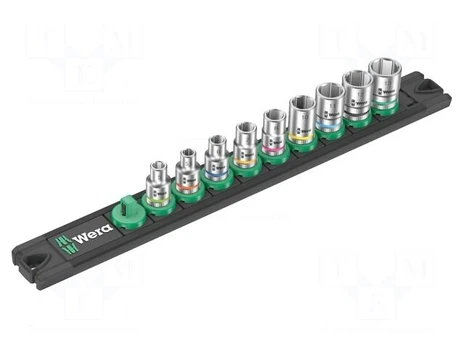 Wrenches set | Kind of wrench: 6-angles,socket spanner | 9pcs.