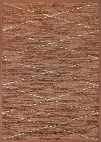 Narma dvipusis šenilinis kilimas Kauri, brown, 200 x 300 cm