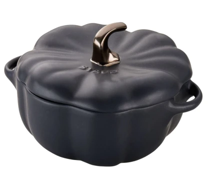 Mini Cocotte apvalus dynia Staub - Juodas, 700 ml