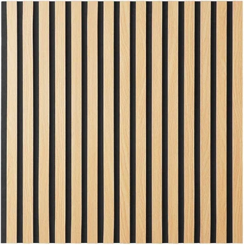 Homestyle4u Sieninis panelis, akustinis, 60x60 cm, natūralus