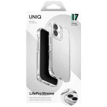Dėklas UNIQ Lifepro Xtreme do iPhone 17 permatomas