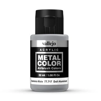 Vallejo Metal Colors 717 Dull Aluminium 32 ml
