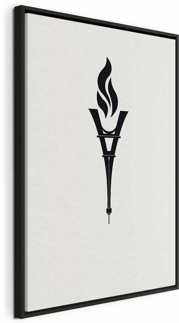 Artgeist Paveikslas - Torch Shaped Like an Inverted Eiffel Tower