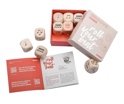 Žaidimas mokintis ritmiką Rohema Groove Cubes Box