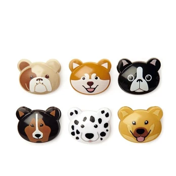Kikkerland maišelių spaustukai „Doggie“ – 6 vnt. rinkinys.