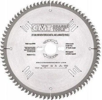 Pjovimo diskas aliuminiui CMT 296; 210x2,8x30; Z48; -6°
