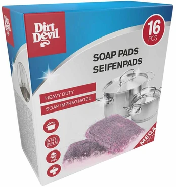 DIRT DEVIL muilo kempinėlės 16 vnt.