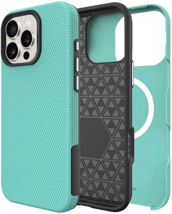 Dėklas Perfectionists Triangle Mag Case Apple iPhone 17 žalias