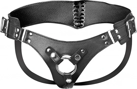 Master Series Bodice Corset Harness - Adjustable Vegan Leather Design