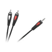 Kabelis Cabletech Eco-Line 3.5 AUX - 2xRCA, 5m kaina