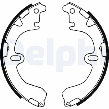 Stabdžių trinkelių komplektas DELPHI LS1315