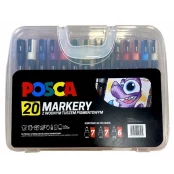 Žymeklių rinkinys Uni-ball Posca, 20 spalv. kaina