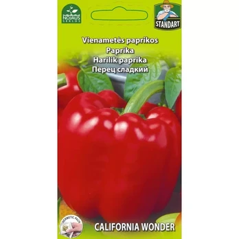 VIENAMETĖS PAPRIKOS CALIFORNIA WONDER