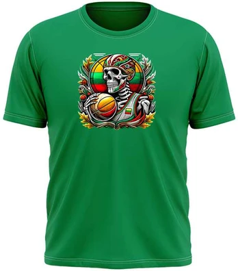 KS Marškinėliai Lietuva Skull Man, Dydis: XL