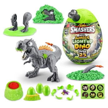 Smashers Jurassic Mega Light-Up Dino S1 - netikėtumo kiaušinis