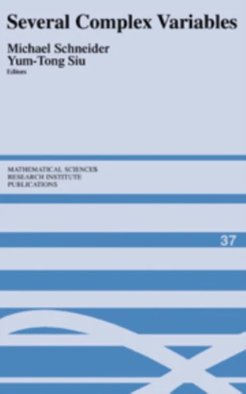 Several Complex Variables