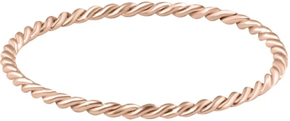 Troli Minimalist auksinis-plated Rose Gold ring