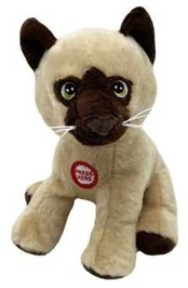 Tulilo *PLUSZ kot, 15 cm, LEOŚ, smėlio spalva