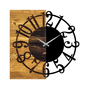 Sieninis laikrodis Wooden Clock 1