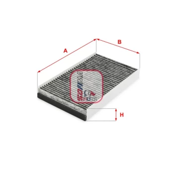 Filtras, salono oras SOFIMA S 4267 CA