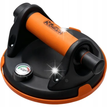 RICHMANN Vakuuminis siurbtukas stiklui, gresui 150mm 80kg su manometru