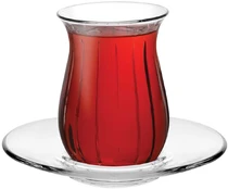 Komplet szklanek ze spodkami Linka 12-elementowy PASABAHCE kaina