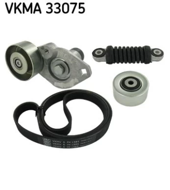V formos rumbuotas diržas, komplektas SKF VKMA 33075