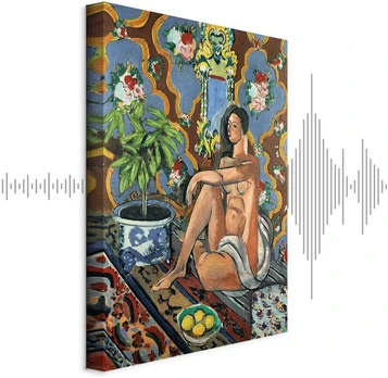 Artgeist Paveikslas - Henri Matisse – Decorative Figure on Ornamental Ground