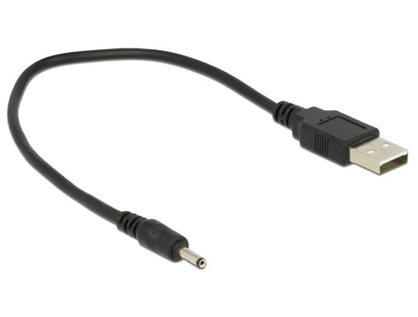 Delock Kabelis USB Typ-A Stecker Power > DC 3,0 x 1,1 mm Stecker 27 cm