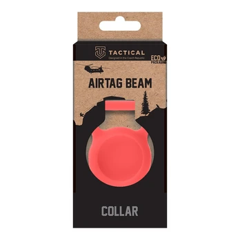 Dėklas Tactical Airtag Beam Collar Raudona