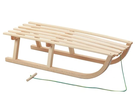 Medinės rogės SLED02, 90 cm, be atramos