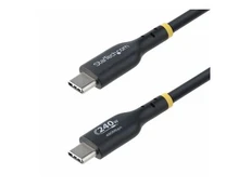 StarTech.com 4m USB C Charging Cable, USB-IF Certified USB-C Cable, 240W - USB-C cable - 24 pin USB-C to 24 pin USB-C - 4 m