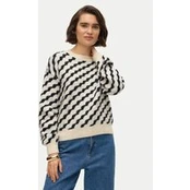 Vero Moda Megztinis Lara 10310862 Smėlio Regular Fit