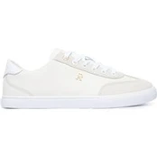 Tommy Hilfiger Laisvalaikio batai Th Chic Low Vulc FW0FW09391 Kreminė