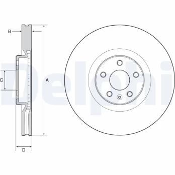 DELPHI BG9231C Brake Disc
