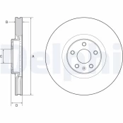 DELPHI BG9231C Brake Disc kaina