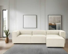 Kampinė sofa Fora - Ecru kaina
