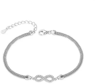 Agato Stylish sidabrinis bracelet Infinity AGB770/21