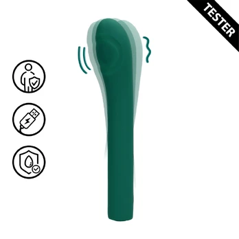 Loveline Pulse Wave G-Spot Device Green Crystal Tester