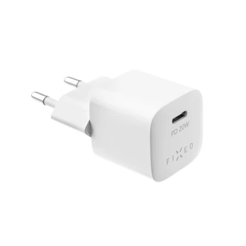 Fixed Mini USB-C Travel Charger Fast charging, White, 20 W | FIXC20M-C-WH