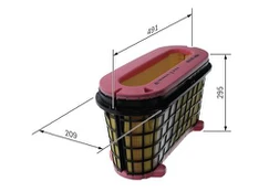 Oro filtras BOSCH F 026 400 689