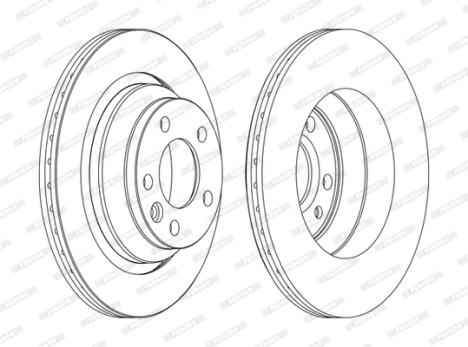 FERODO DDF1698C Brake Disc